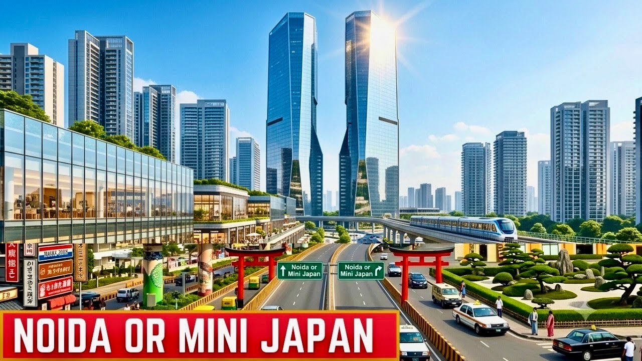 🌆 NOIDA IS TURNING INTERNATIONAL! 😱 | Japan Vibes 🇯🇵, New Skyline, Airport & Lifestyle Destination!
