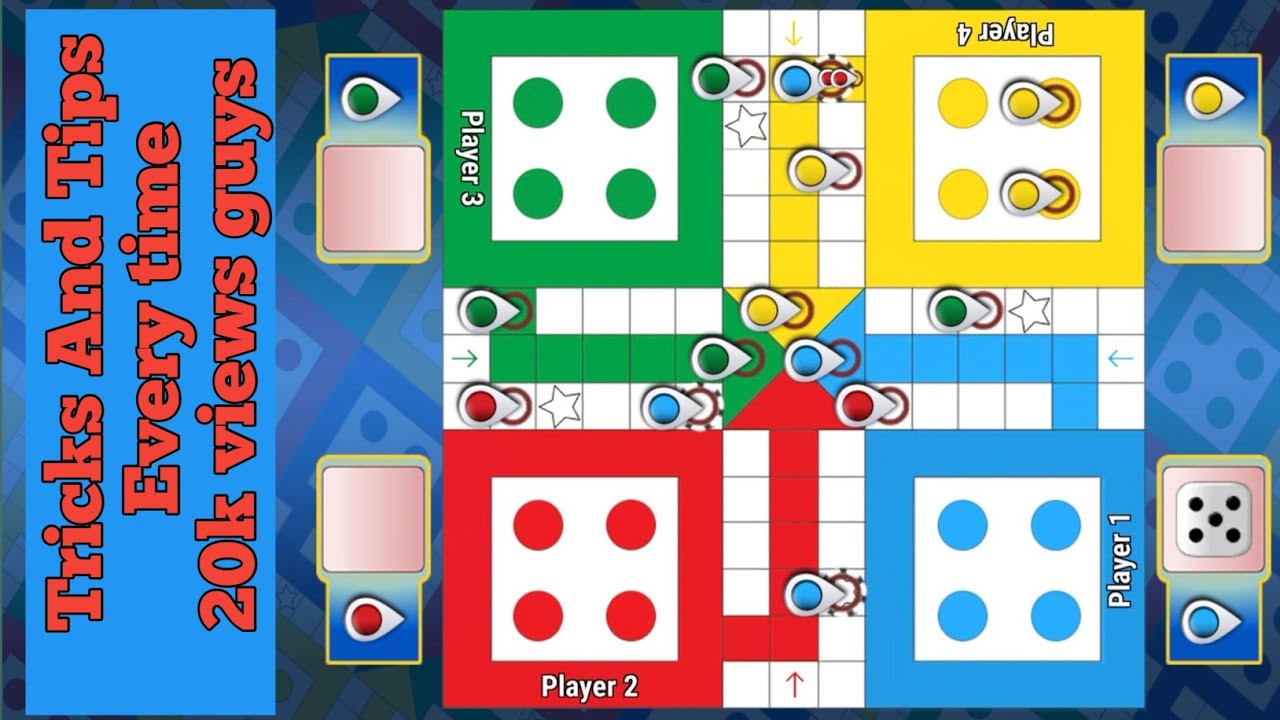 Tricks And Tips Ludo King 😱 | How To Win Ludo King 🤴 | 4 Players Gameplay 👏 | #Ludoking 