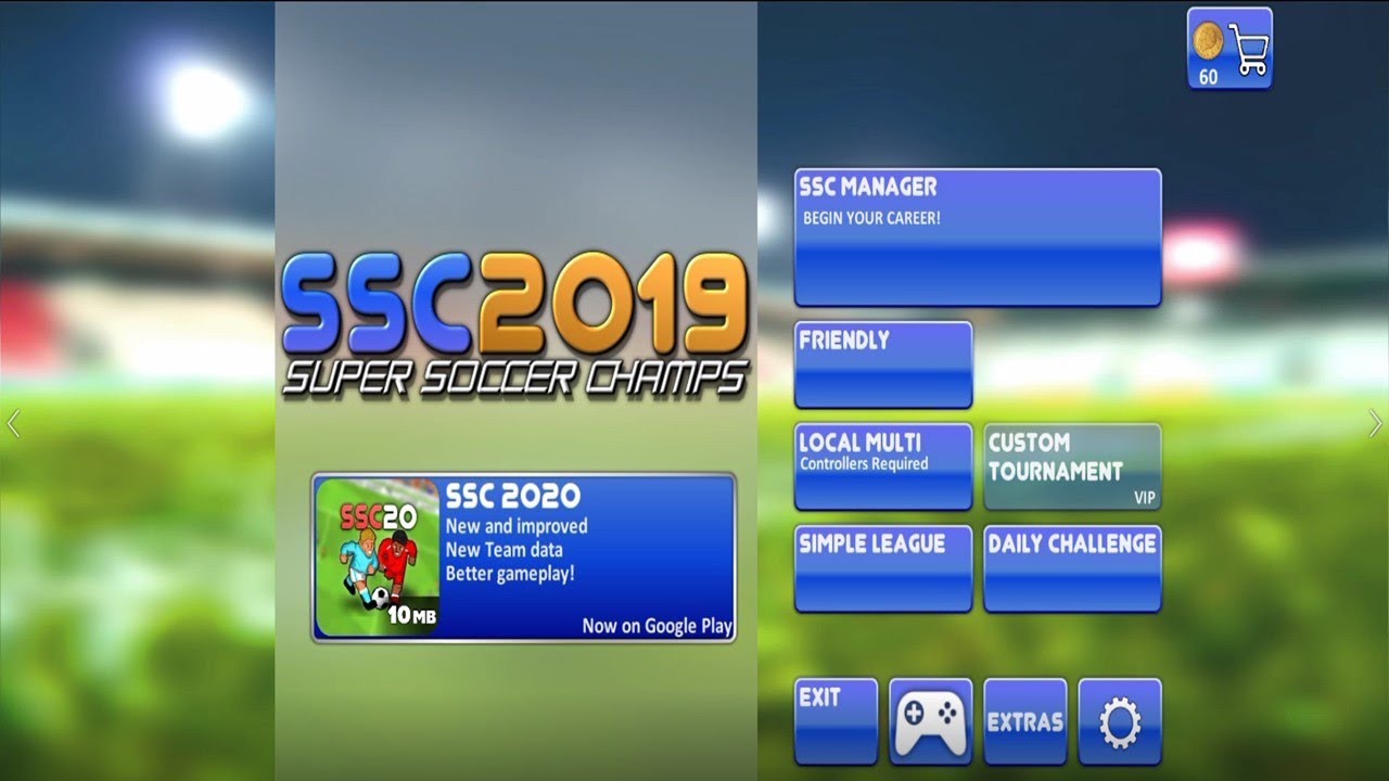 لعبة كرة قدم ممتازة للموبايل SSC 2019