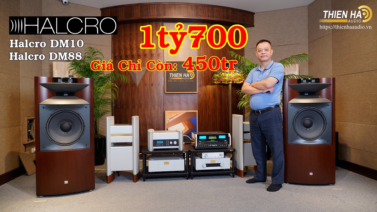 Halcro DM10 + Halcro DM88 - 1tỷ700 Giá Chỉ Còn 450tr - Tinh Hoa Của Đất Nước Úc