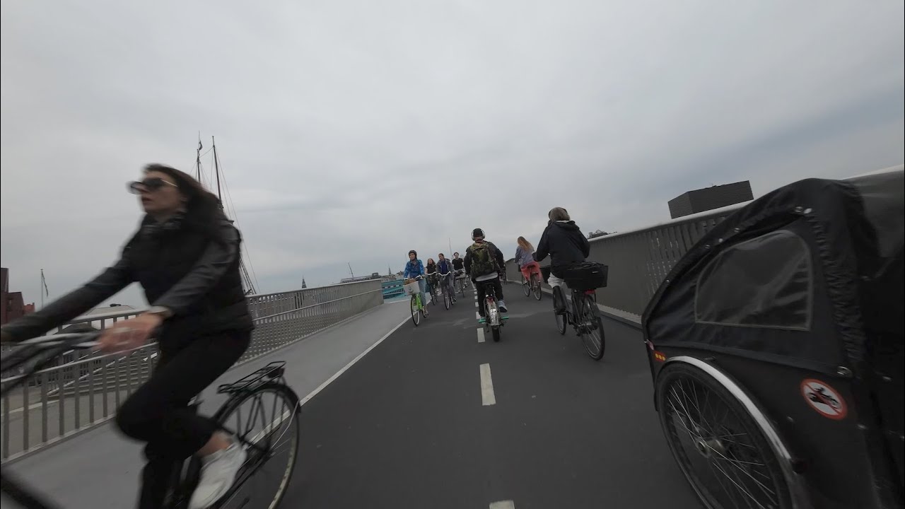 🇩🇰🚴 Cycling to Work in Denmark Copenhagen
