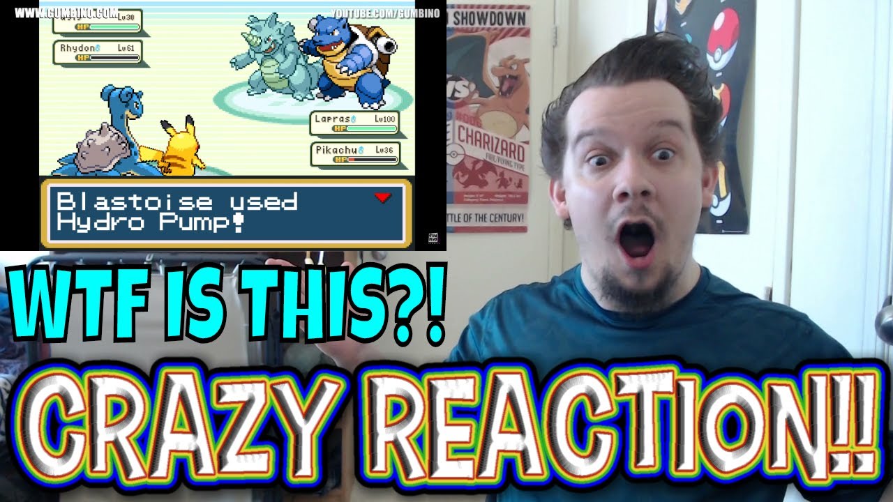 ANIME LOGIC = INSTANT WIN!! Crasher Reacts: Red and Ash vs Gary and Blue Pokémon Battle