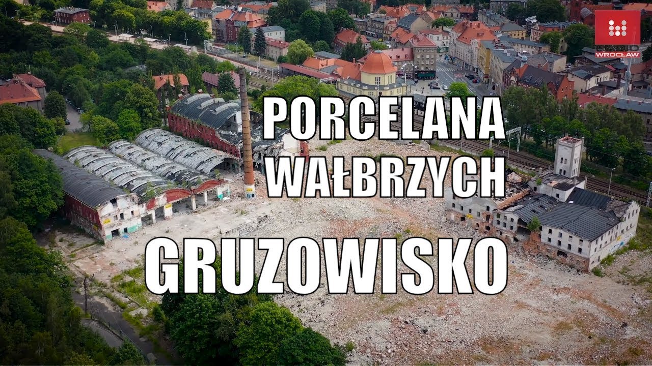 Gruzy po fabryce porcelany, Wałbrzych fabryka porcelana