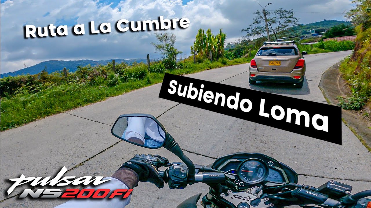 Subiendo Pendiente con Curvas en Moto Pulsar NS 200 FI (Ruta a la Cumbre - Valle) 🏍
