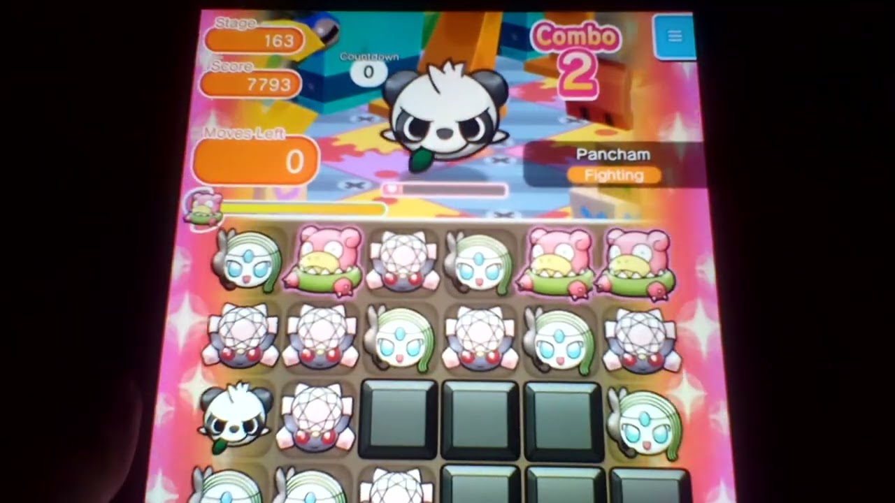 Let's play Pokemon Shuffle (Mobile) Part 95: Pancham Was Crazy To Catch & Yamask Was A Bit Easy