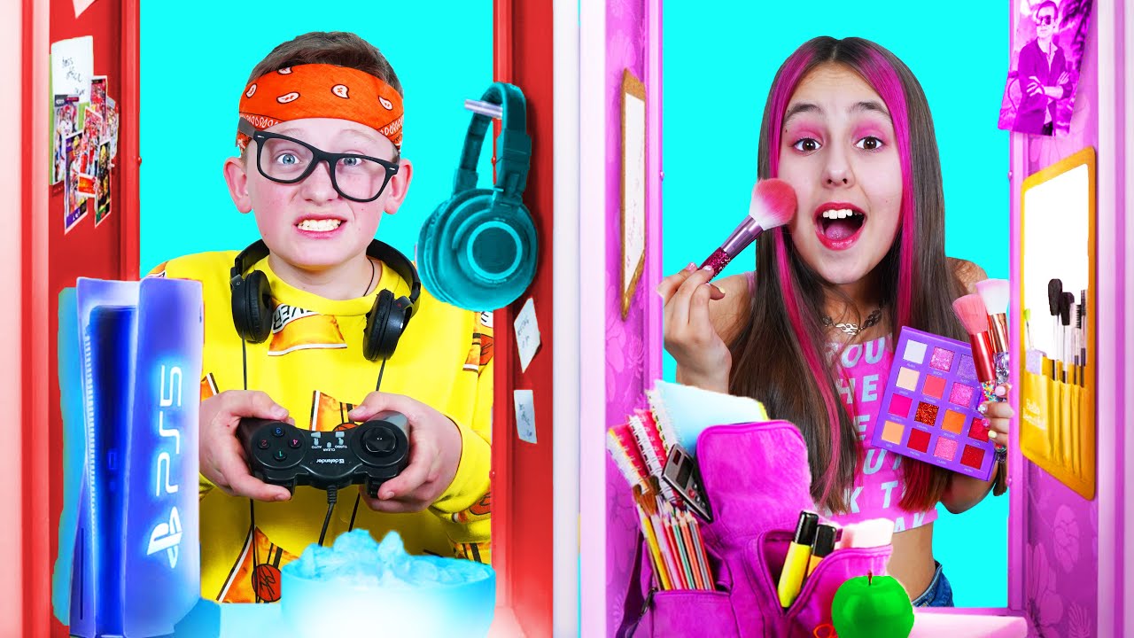 Girls VS Boys in School Life || Funny Situations with Friends