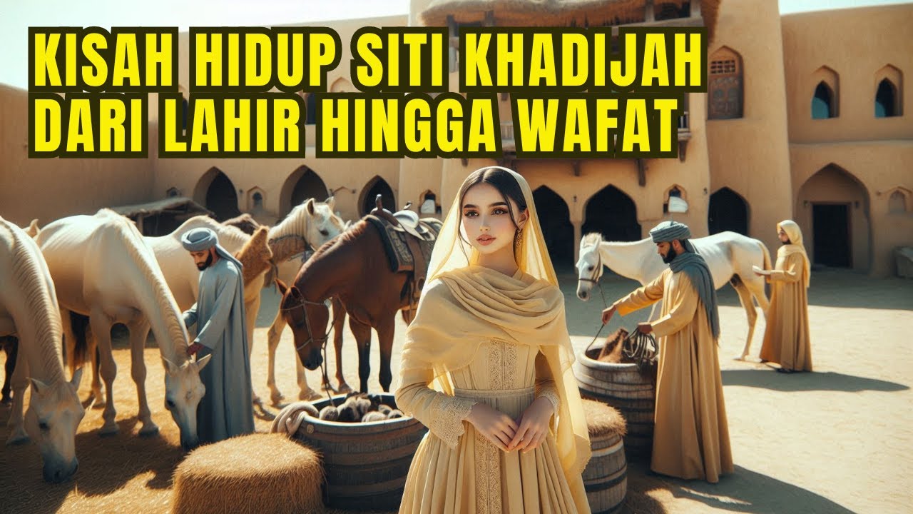 KISAH HIDUP SITI KHADIJAH, ISTRI PERTAMA NABI MUHAMMAD, DARI LAHIR HINGGA WAFAT