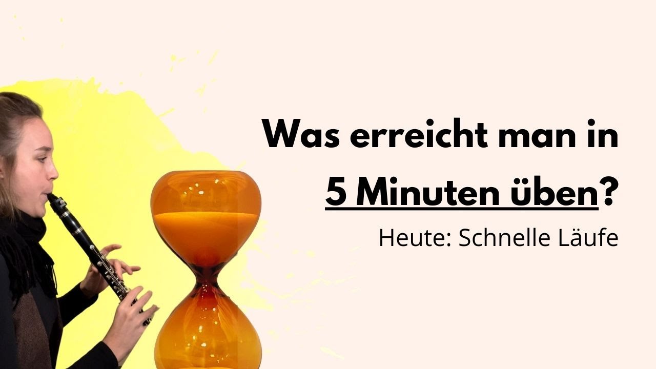 5 Minuten üben: So gehe ich schnelle Läufe an.