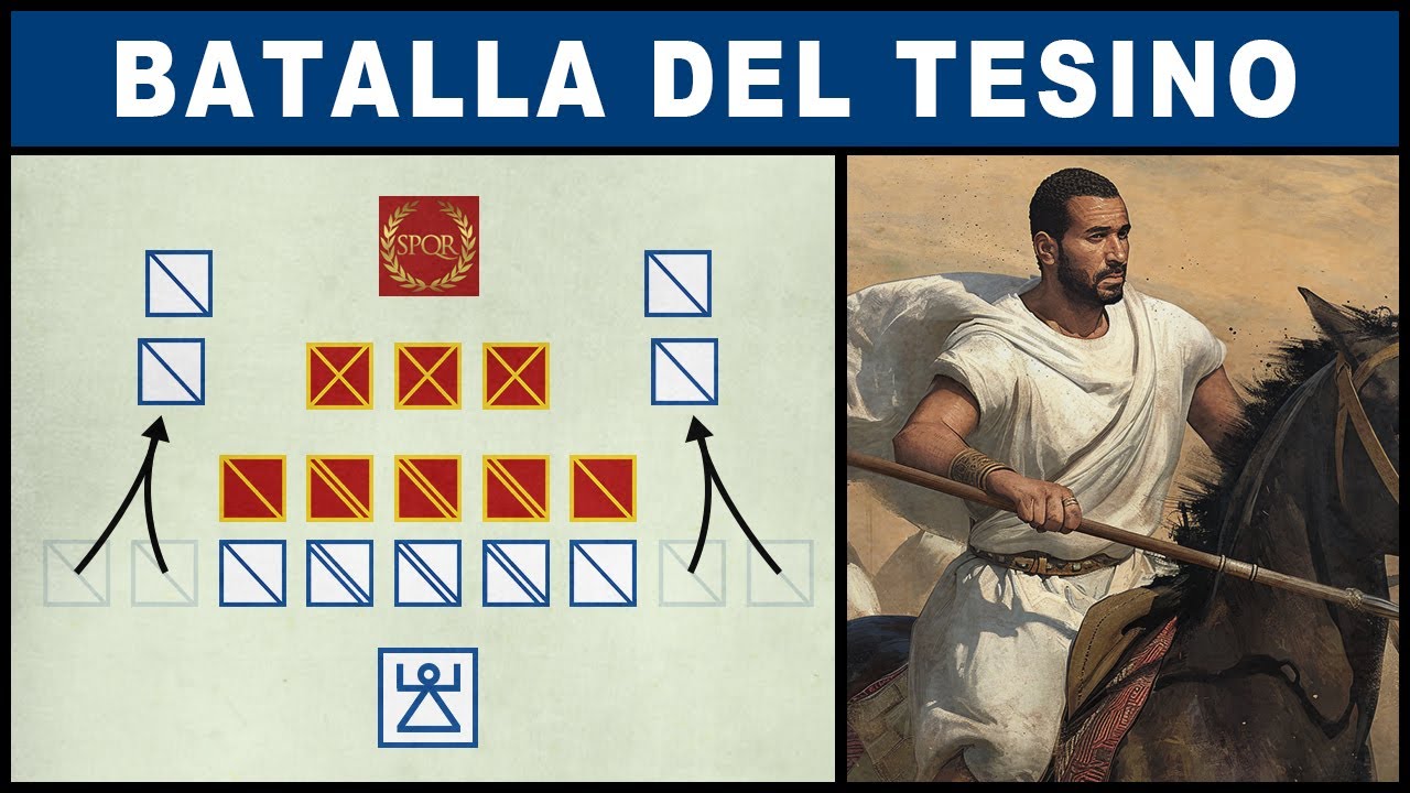 La Batalla del Tesino (218 a.c.) - II Guerra Púnica - Ep.5