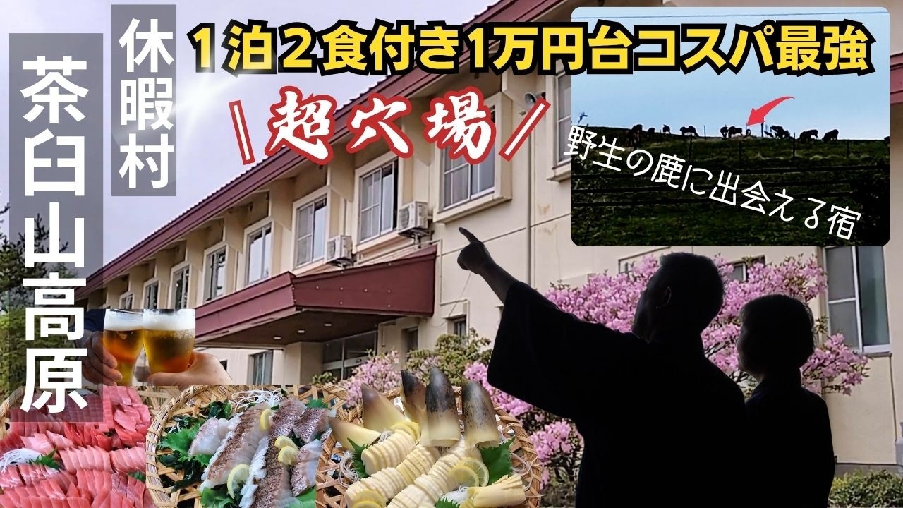 【超穴場】1240ⅿ愛知県最高峰の絶景を満喫！大人旅におススメの1泊2食付き1万円台のコスパ最強お宿｜休暇村茶臼山高原｜芝桜まつり｜長生うどん