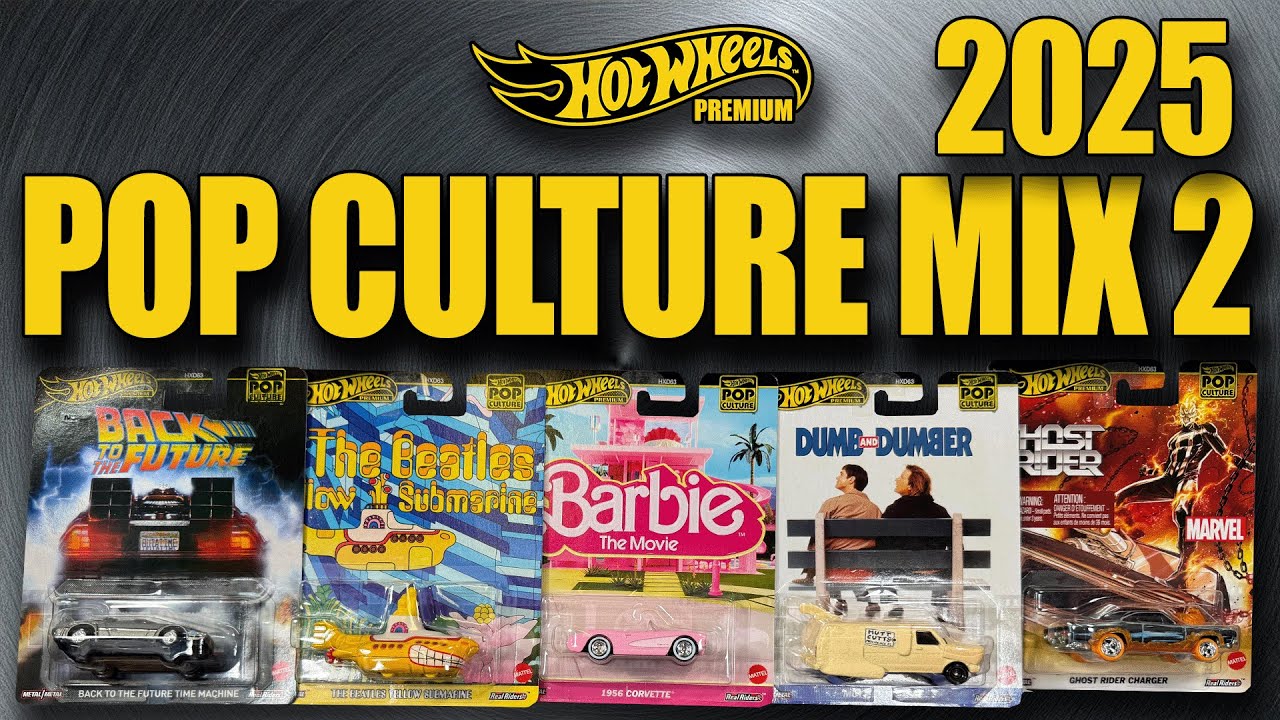 Unboxing 2025 Hot Wheels POP CULTURE Mix 2!