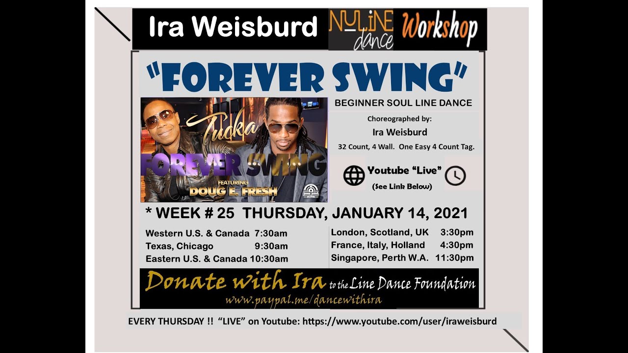 NULINE DANCE WORKSHOP #25: FOREVER SWING 01.14.21