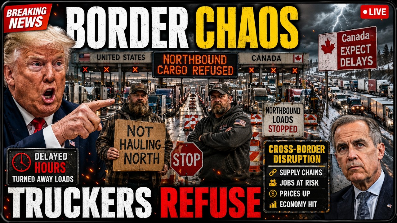 😱 Border Chaos Begins &mdash; Why US Truckers Are Refusing Northbound Cargo Today