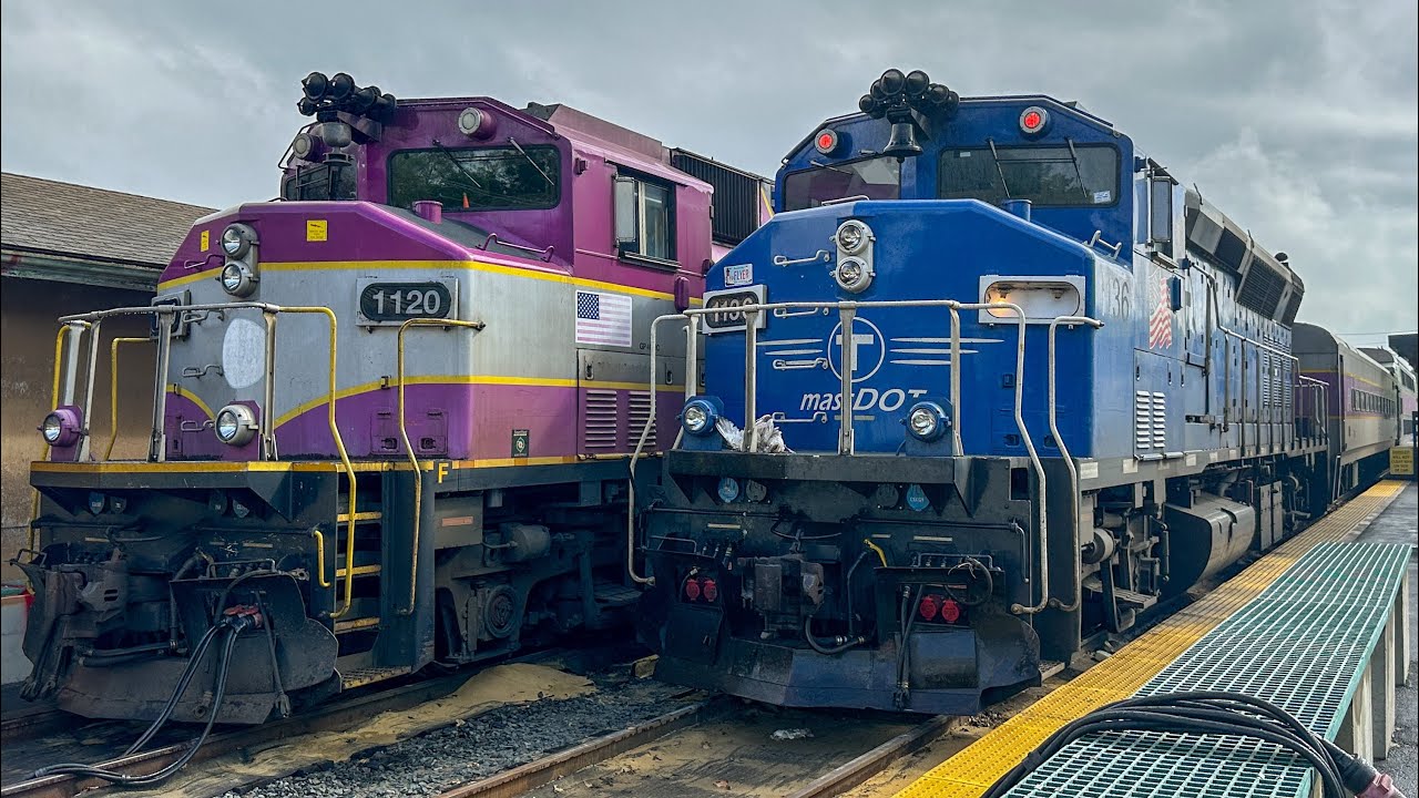 MBTA Commuter Rail on the Newburyport/Rockport Line - June 2025