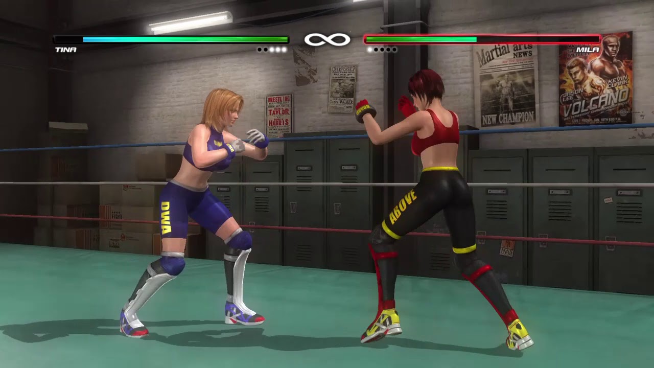 DEAD OR ALIVE 5 Last Round Tina vs Mila