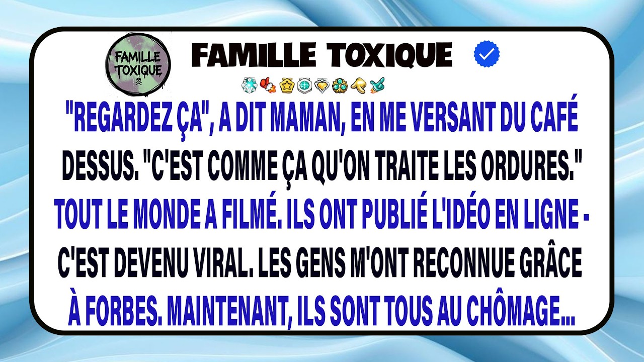 Je Raconte Comment Ma Mère M’a Versé Du Café Au Brunch Familial En Disant Que J’étais Une Ordure.