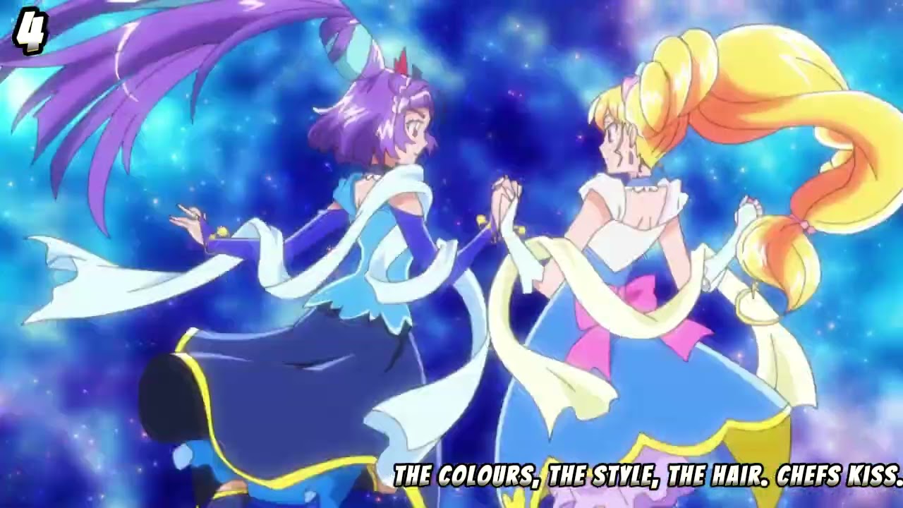 My top 5 precure transformations