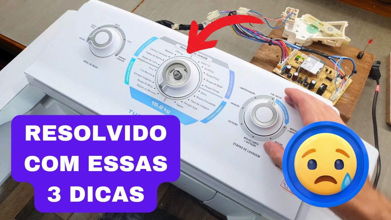 LAVADORA LTR15 PISCA O LED MAS NÃO LIGA , OU SE DESLIGA SOZINHA.