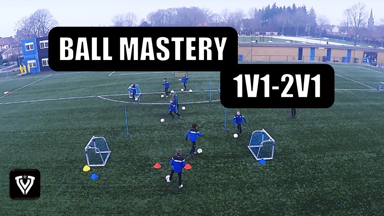 BALL MASTERY - 1V1 - 2V1 | U9- U10 - U11 - U12 - U13 - U14  | FOOTBALL - SOCCER | TRAINING EXERCISE