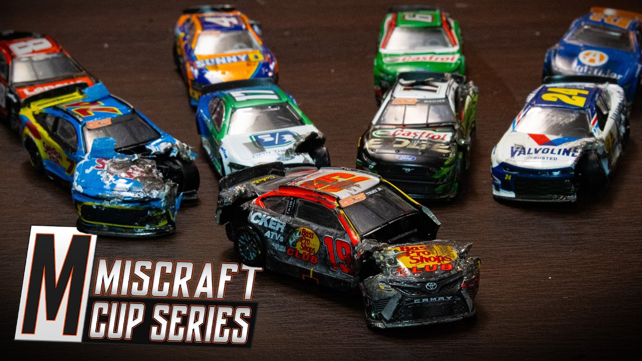 NASCAR Custom Damaged Diecast Review // Miscraft Cup Series Season 9