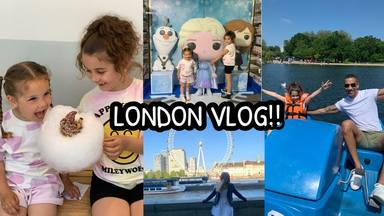LONDON VLOG! A DAY IN THE CITY WITH KIDS!! (Hyde Park, Covent Garden, Milk Train & Hamleys).