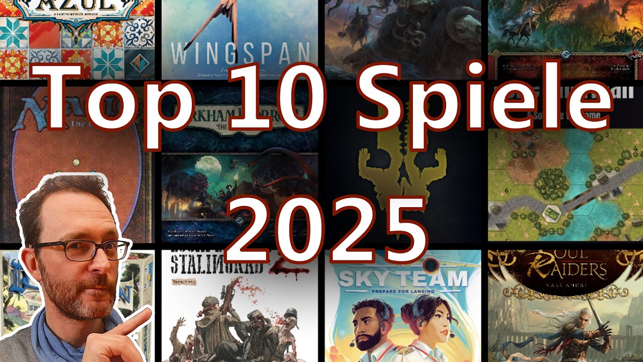 Die meistgespielten Brettspiele 2025 vom Spiele Baron Kanal! - Was habe ich am häufigsten gespielt?