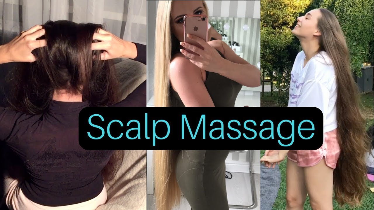Scalp Massage For Faster Hair Growth (simple technique, real time video)