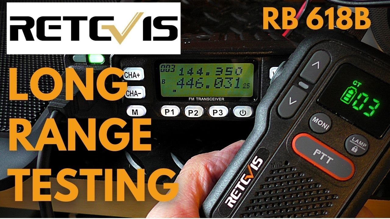 Retevis RB618 446MHz &pound;13 legal PMR radio.  Longer range testing