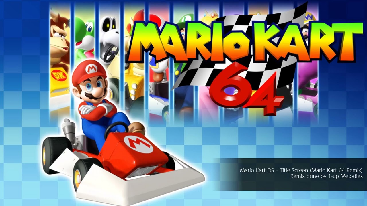 Mario Kart DS - Title Screen (MK64 Soundfont)