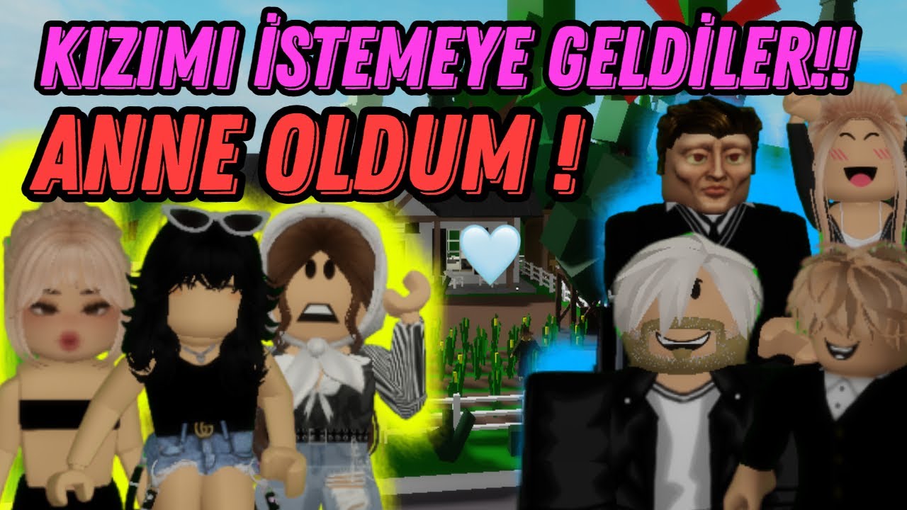ANNE OLDUM !❤ KIZIMI İSTEMEYE GELDİLER 😍 ROBLOX BROOKHAVEN RP TROLL 🤣
