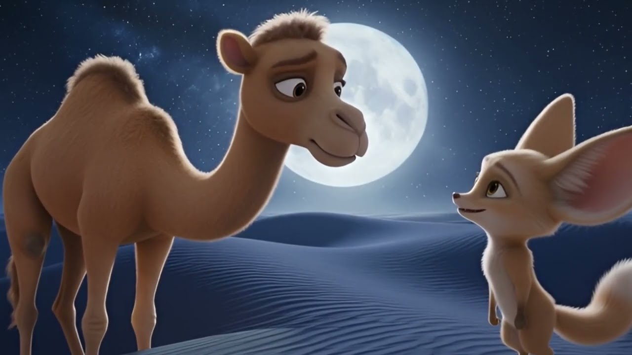 A Lost Camel’s Brave Night 🌙🐪 | Heartwarming Desert Friendship Story