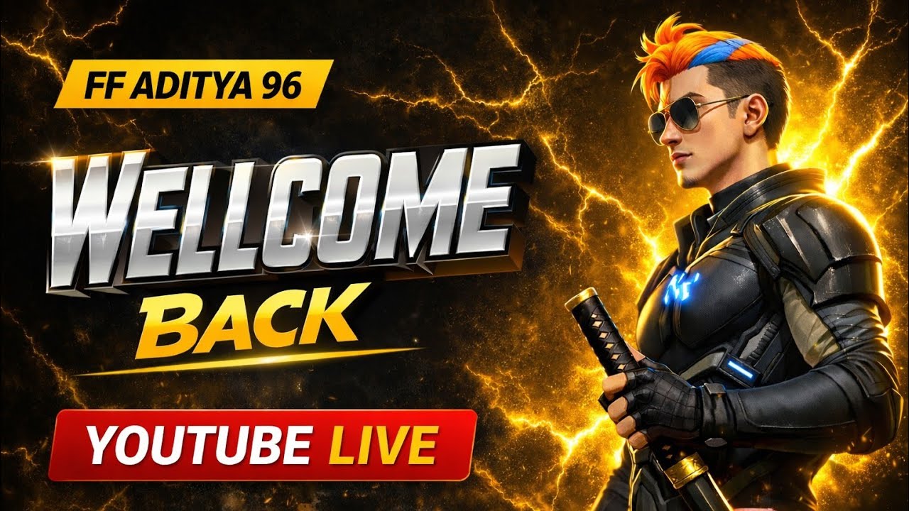 FF ADITYA  96 is live! rank push 💪