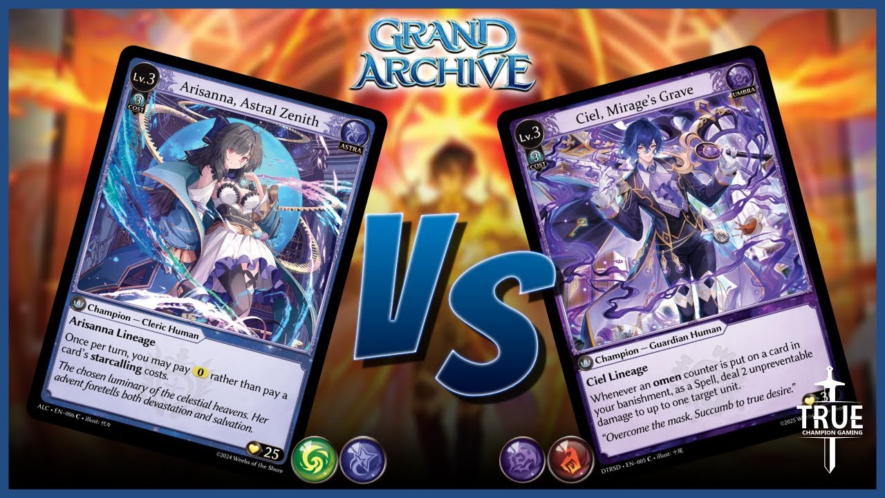 Wind Arisanna Vs Fire CIel | Grand Archive TCG