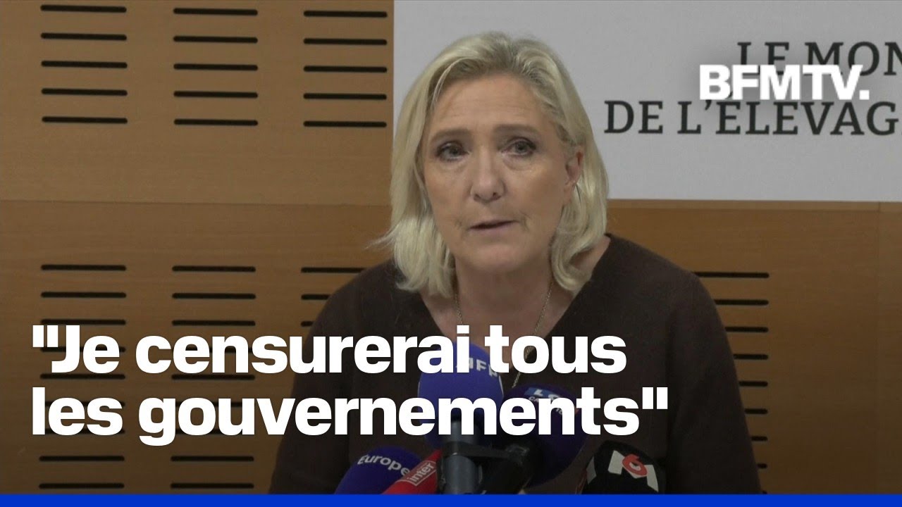 Crise politique, Mercosur... La conférence de presse en intégralité de Marine Le Pen