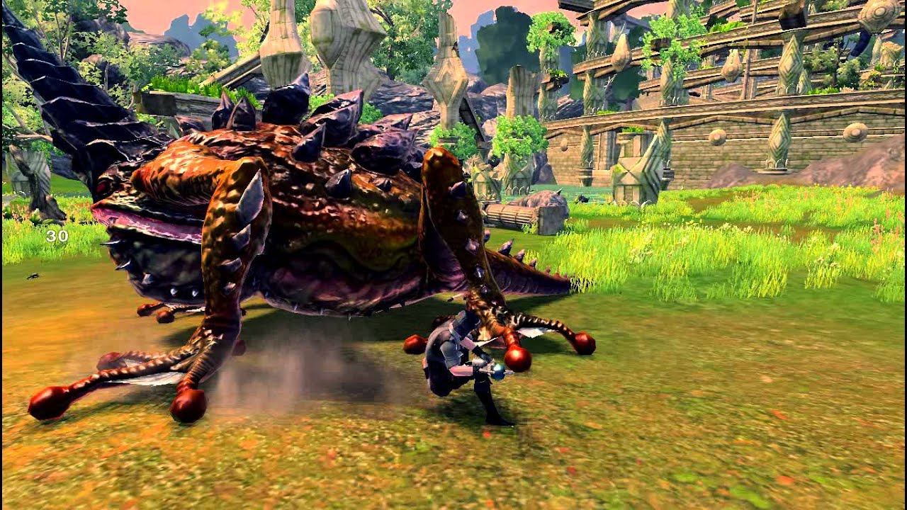 [RaiderZ] - Eluga solo with Sorcerer no-HUD