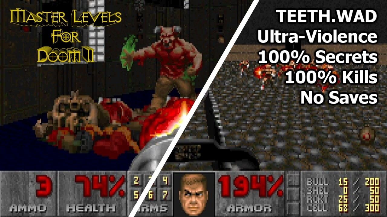 Master Levels for Doom 2 [IWAD version] - Map15 (The Express Elevator to Hell), Map31 (Bad Dream)