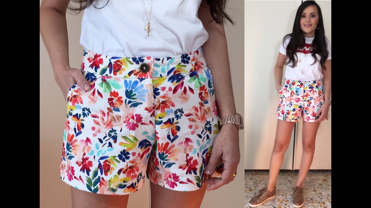 Corte E Costura Short Social