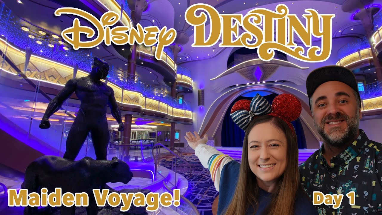 Embarkation Day! | Maiden Voyage of the Disney Destiny Cruise Day 1 | Disney Cruise Line Nov 2025