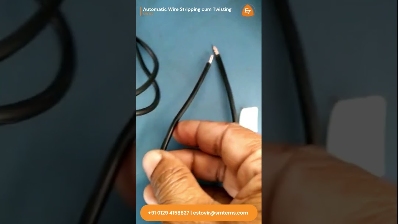 AWZ 460 — Automatic Wire Stripping & Twisting Machine | Estovir Technologies 
