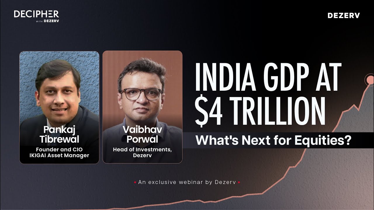 India GDP at $4 trillion: What's next for equities?