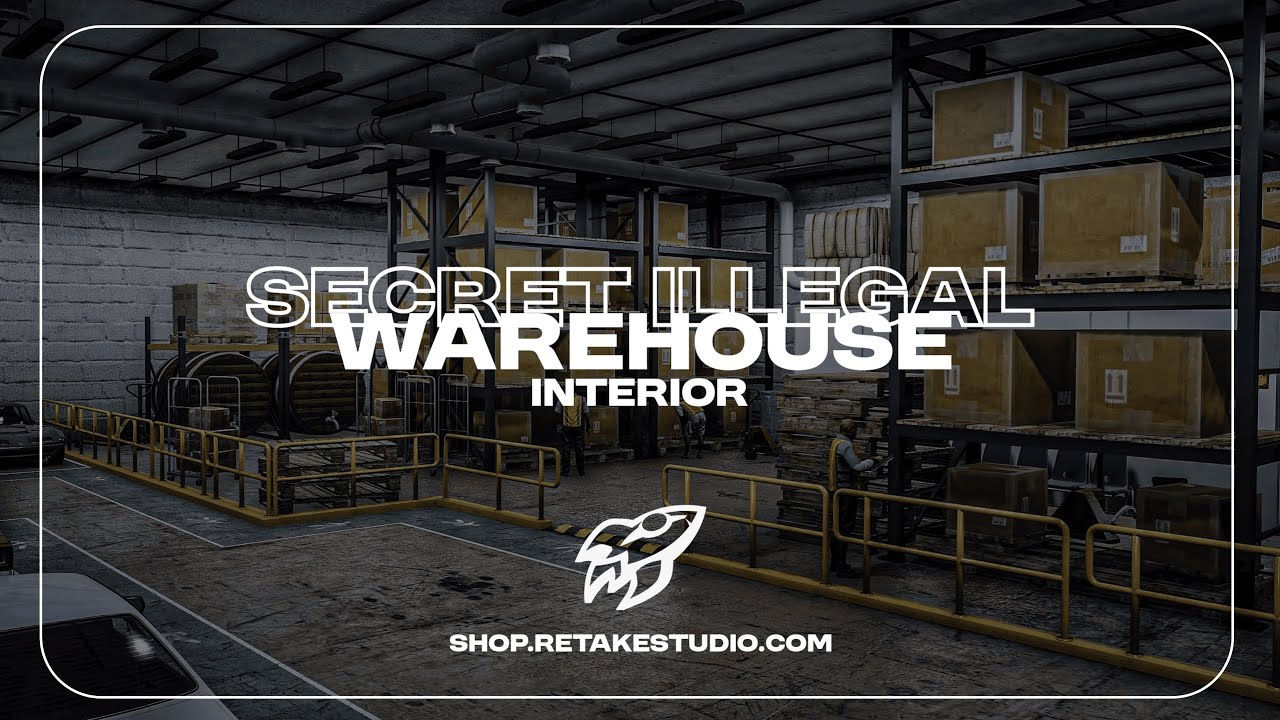 GTA V MLO - Secret Illegal Warehouse - [FIVEM]