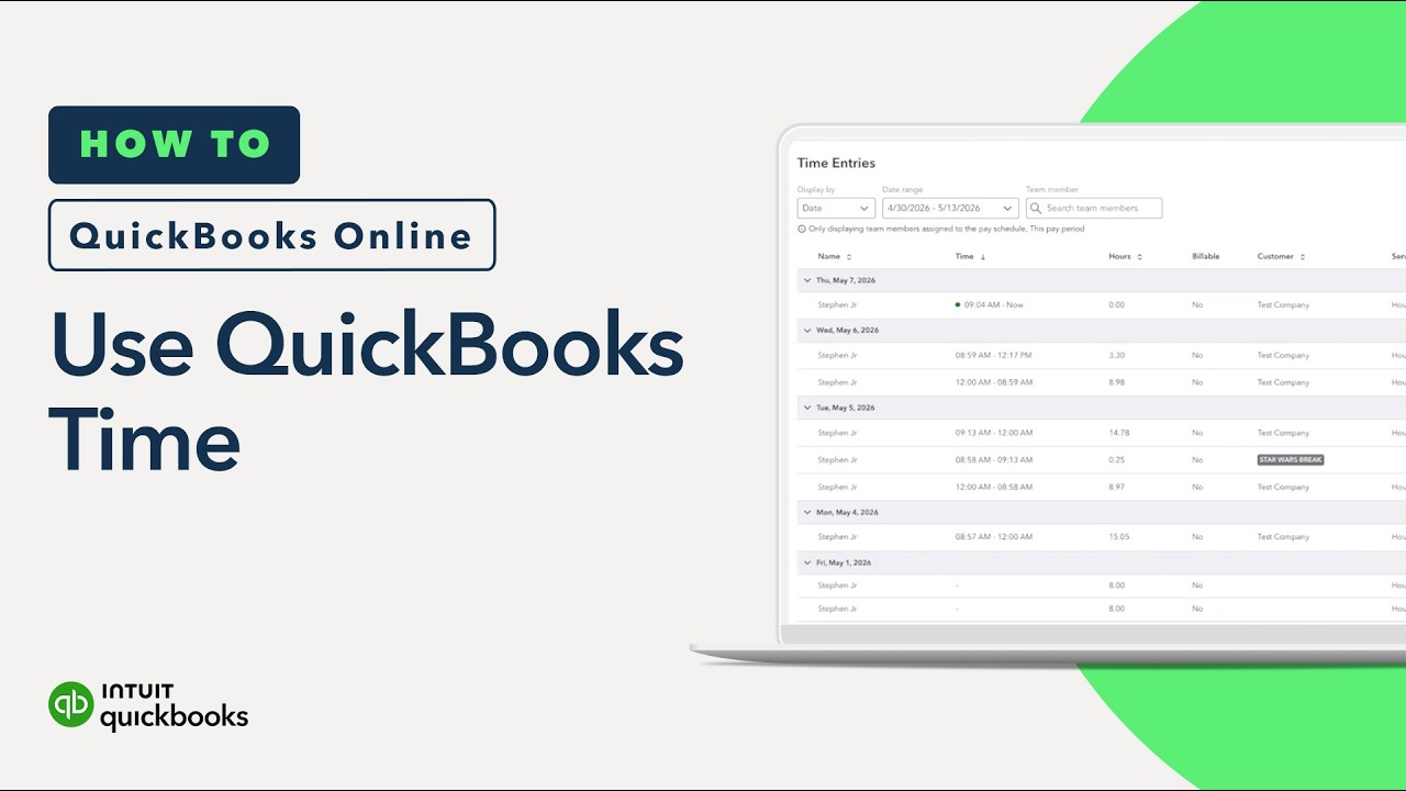 How to use the new QuickBooks Time