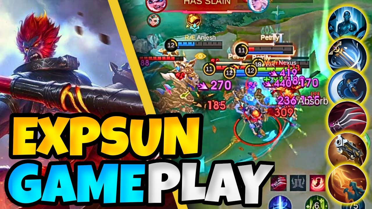Геймплей EXP Sun | Монстр Split Push вернулся! &ndash; Mobile Legends 2025