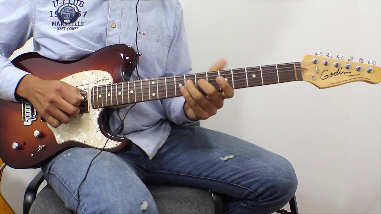 Allegro Instrumentos Musicales - Demostraci&oacute;n guitarra el&eacute;ctrica Godin Custom 59