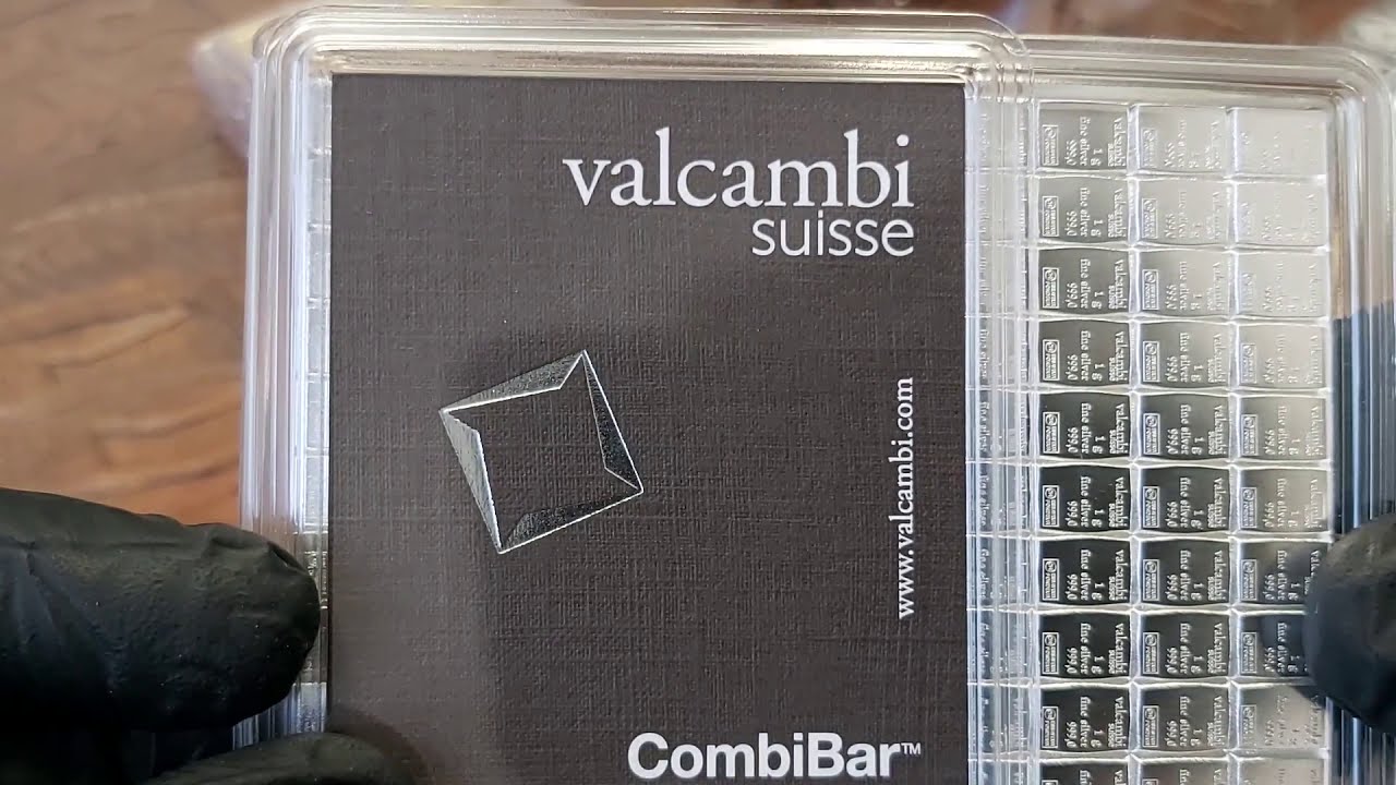 Lingote de Plata | Valcambi - 100 x 1g