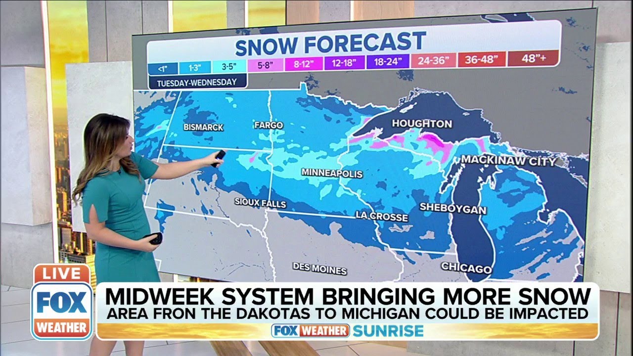 Alberta Clipper To Deliver Snow To Plains, Upper Midwest Midweek
