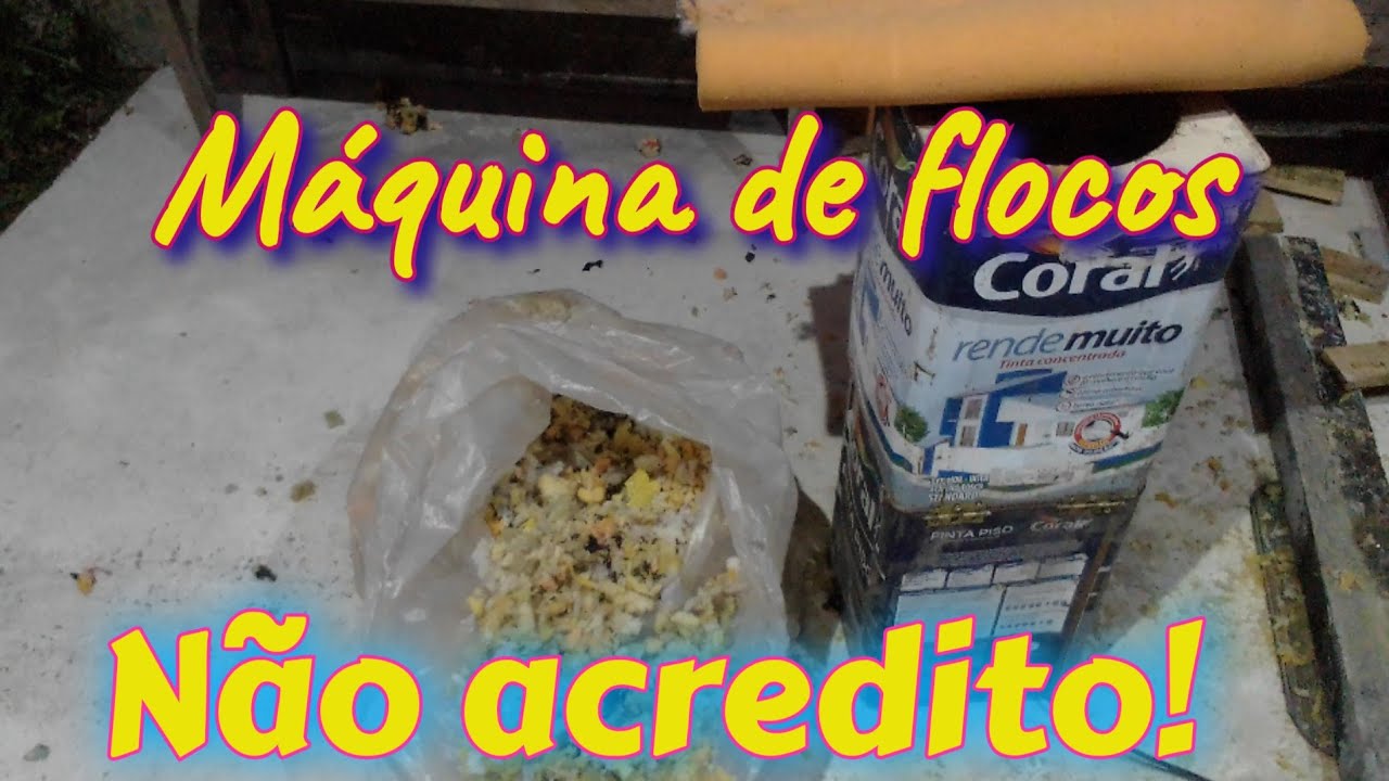 DIY como fazer máquina pra picar espuma.