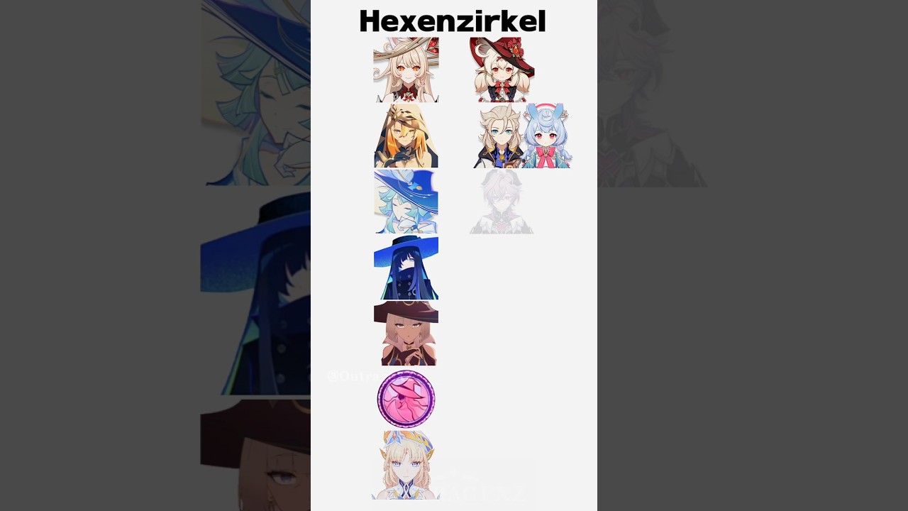 Hexenzirkel and Their Precious Ones! Genshin Impact