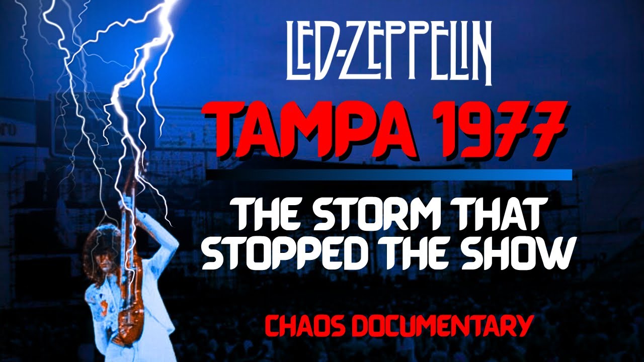 Led Zeppelin 1977 – The Tampa Chaos: When the Storm Stopped the Show