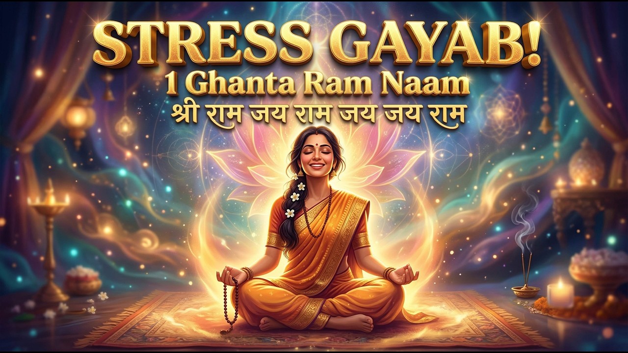 1 GHANTA Ram Naam Jaap | Mann Ko Shanti Dene Wala Bhajan | श्री राम जय राम जय जय राम